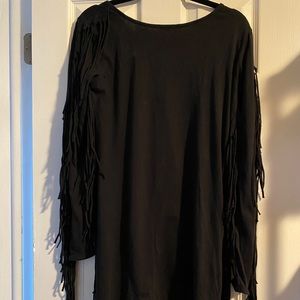 Betsey Johnson fringe tunic